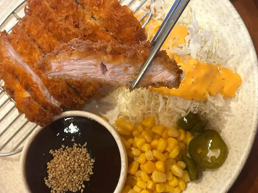 Full table spread during the couple's dinner date