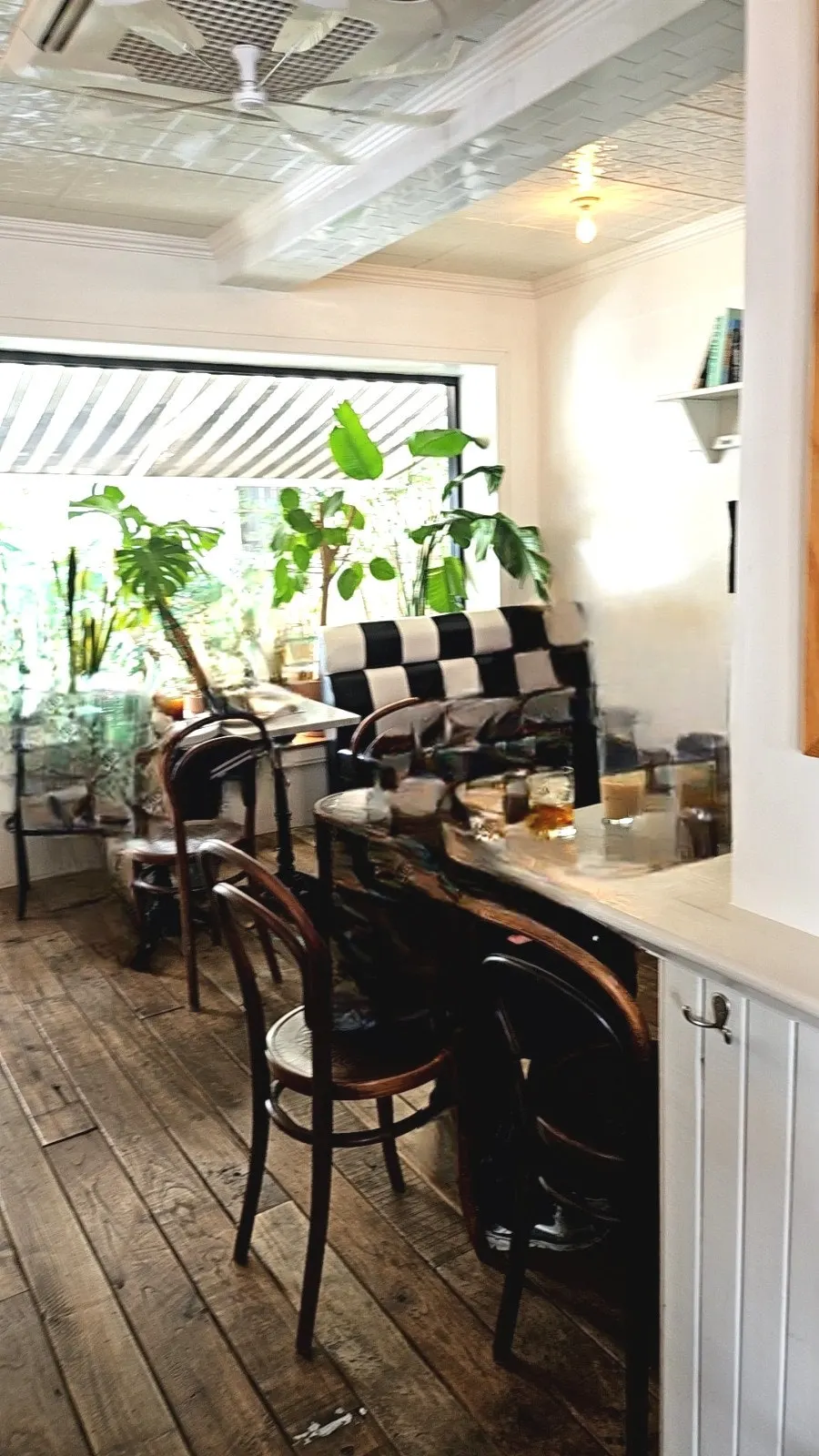 Displayed knick-knacks and interior decor