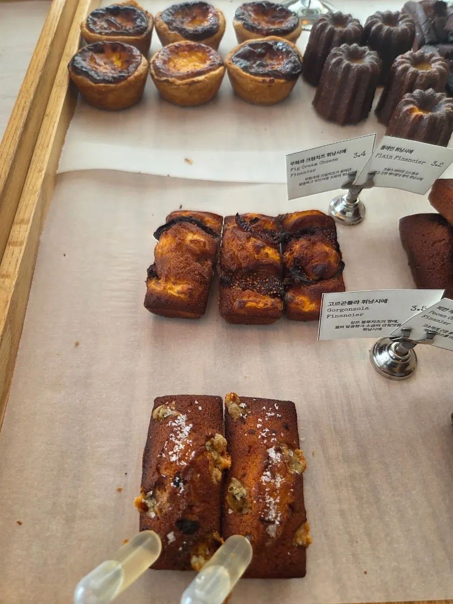 Cookies and pastries on display