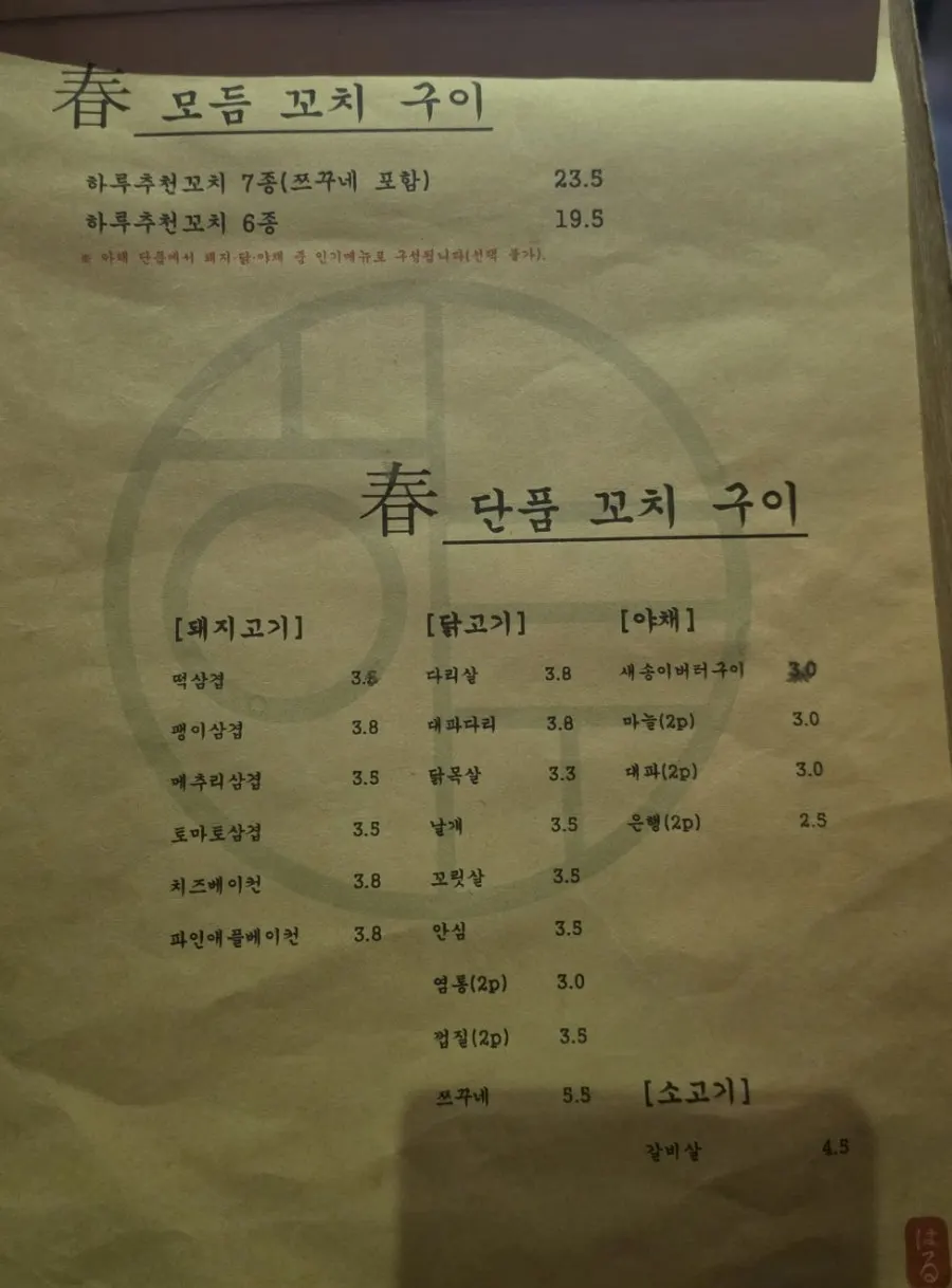 한 접시에 담겨 나온 하루 사시미