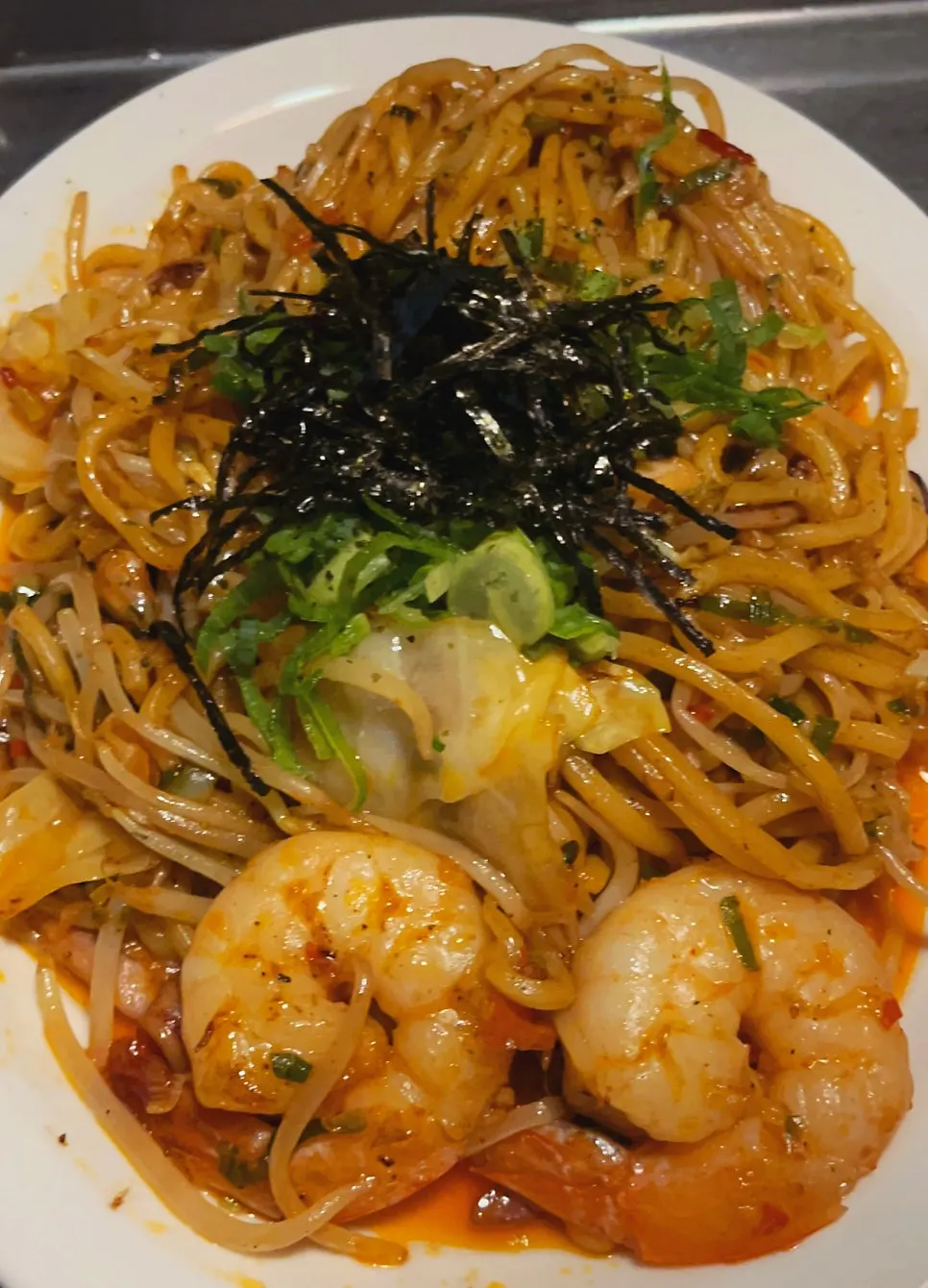 Open teppan performance at Hotcho Seongsu's cooking station