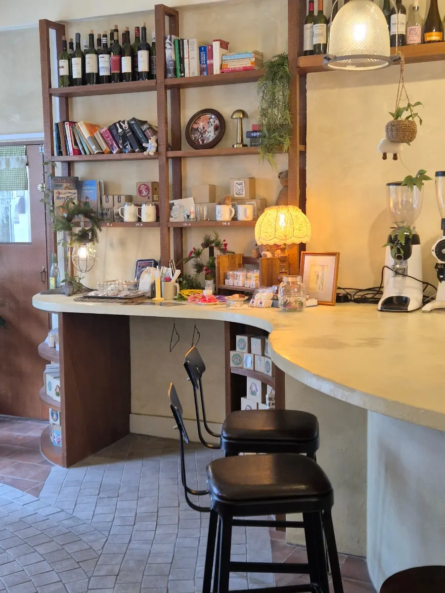 Seating area inside Hippy