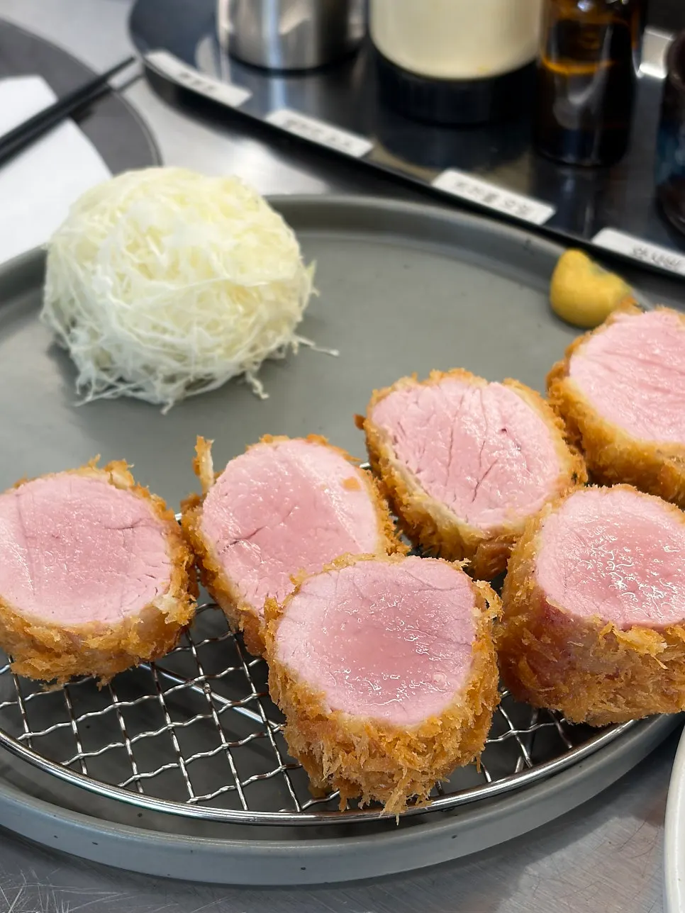 A plate of hire katsu at Hets Jeonpo Branch