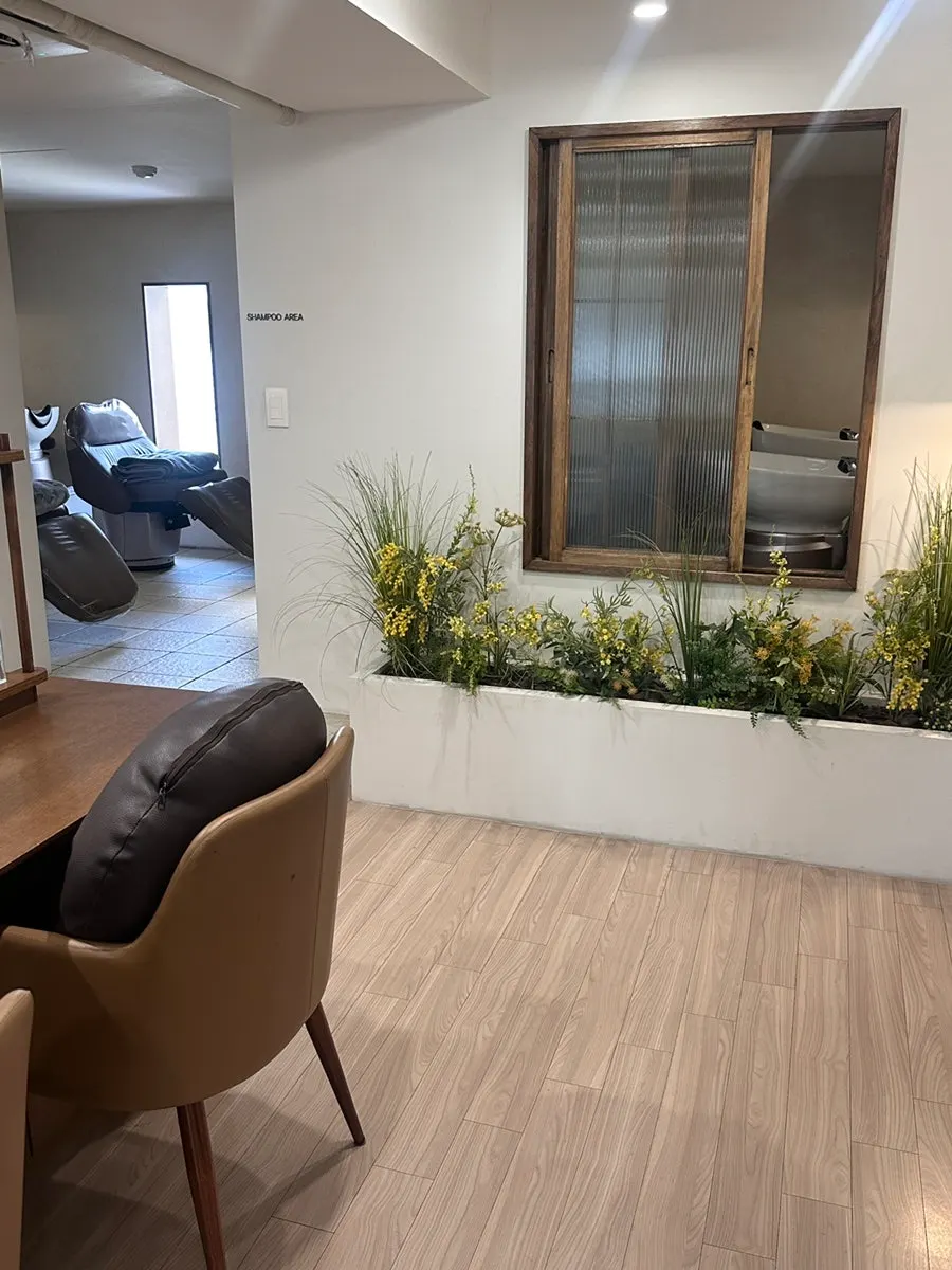 Modern and calm salon interior design