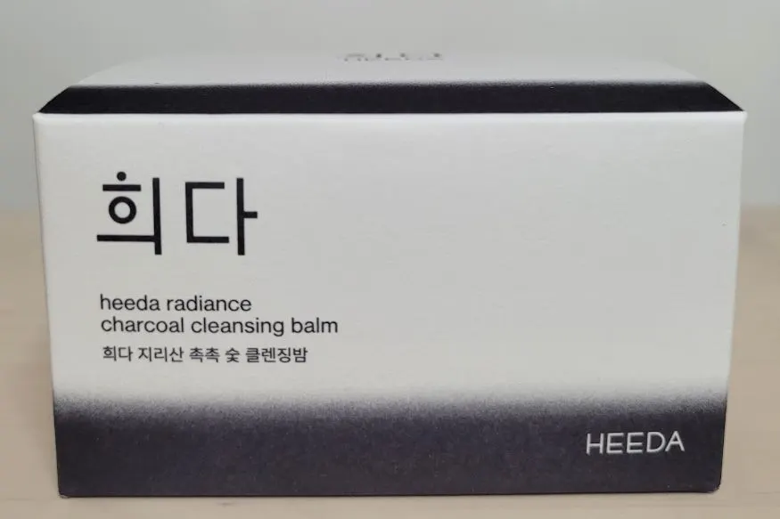 Blackhead cleansing balm for oily skin: HEEDA Jirisan Charcoal