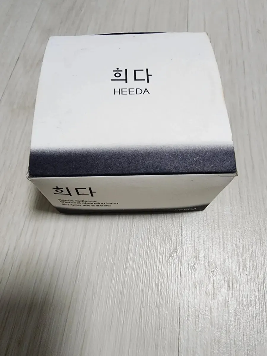 Charcoal cleansing balm for blackheads: HEEDA Jirisan, 1-week test