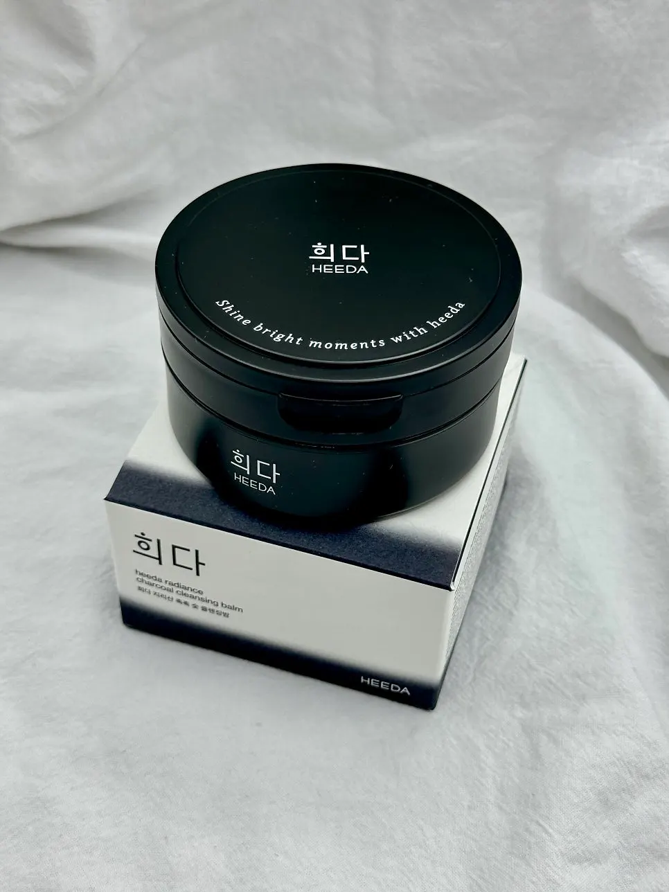 Blackhead cleansing balm first-use test: HEEDA Jirisan Charcoal