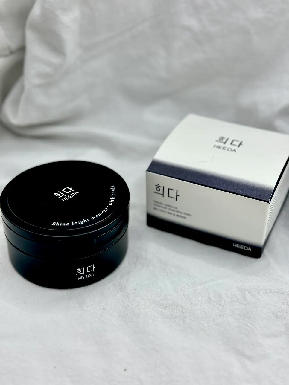 Blackhead cleansing balm first-use test: HEEDA Jirisan Charcoal