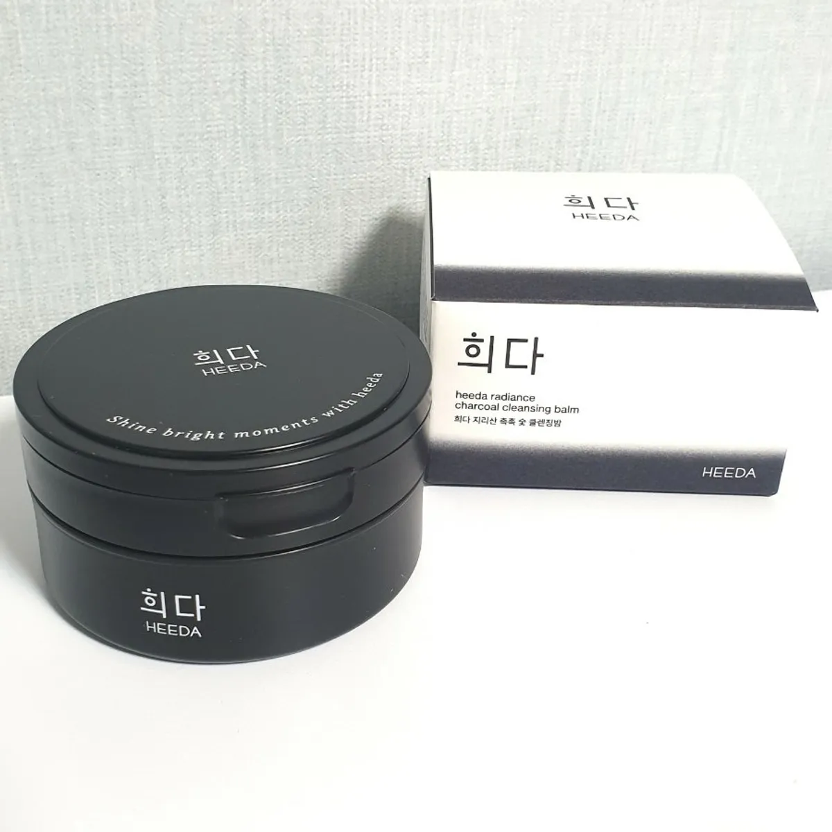 숯 클렌징밤 데일리 사용감과 색조 세정, 희다 촉촉 숯 클렌징밤