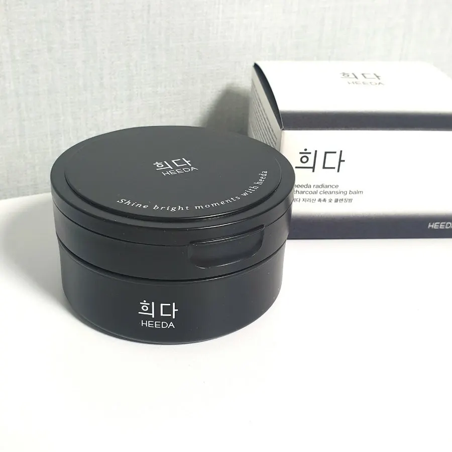 숯 클렌징밤 데일리 사용감과 색조 세정, 희다 촉촉 숯 클렌징밤