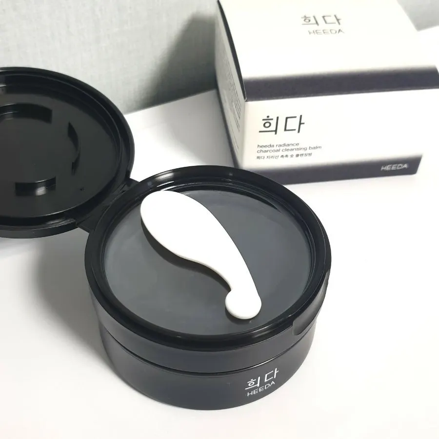 숯 클렌징밤 데일리 사용감과 색조 세정, 희다 촉촉 숯 클렌징밤