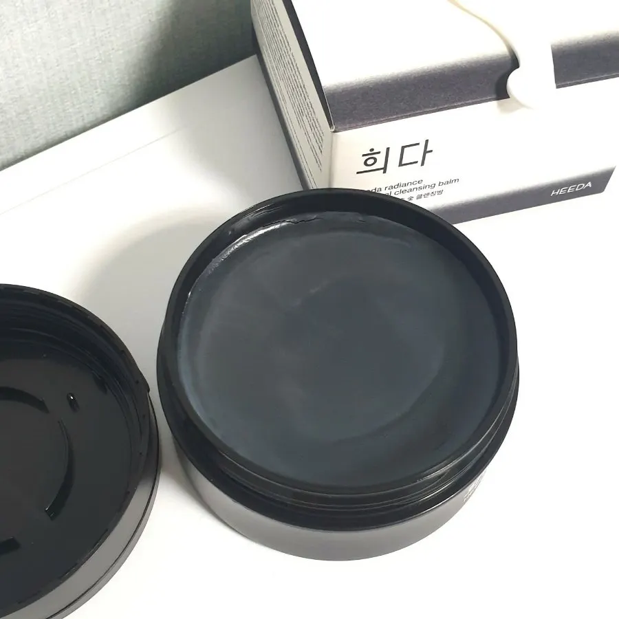 숯 클렌징밤 데일리 사용감과 색조 세정, 희다 촉촉 숯 클렌징밤