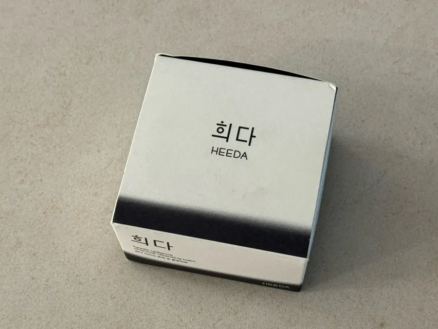 Dry-skin cleansing balm second cleanse: HEEDA Jirisan Charcoal