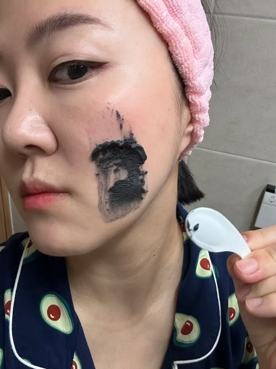 Charcoal cleansing balm makeup removal: HEEDA Jirisan Moist