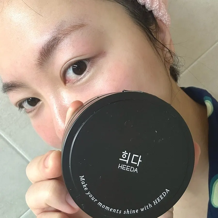 Charcoal cleansing balm makeup removal: HEEDA Jirisan Moist