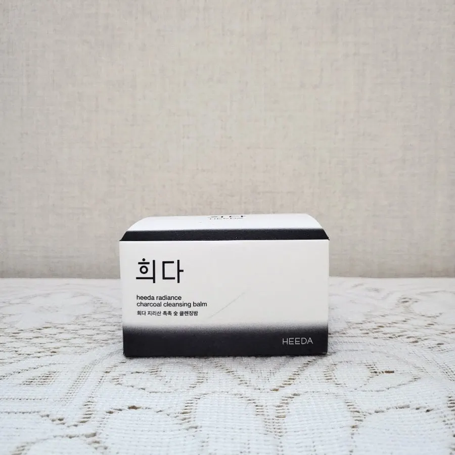 Cleansing balm for oily-dehydrated skin: HEEDA Charcoal Balm