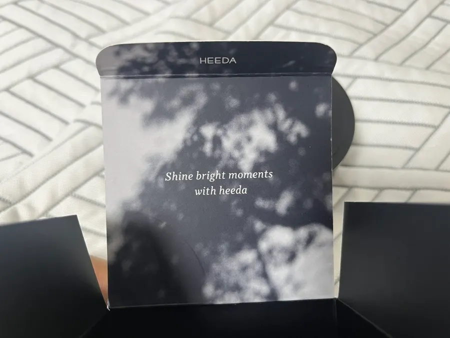 Charcoal cleansing balm makeup removal: HEEDA Jirisan Moist
