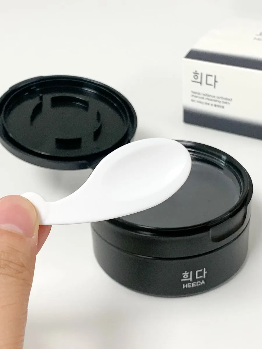 Cleansing balm for dehydrated-oily skin: HEEDA charcoal balm