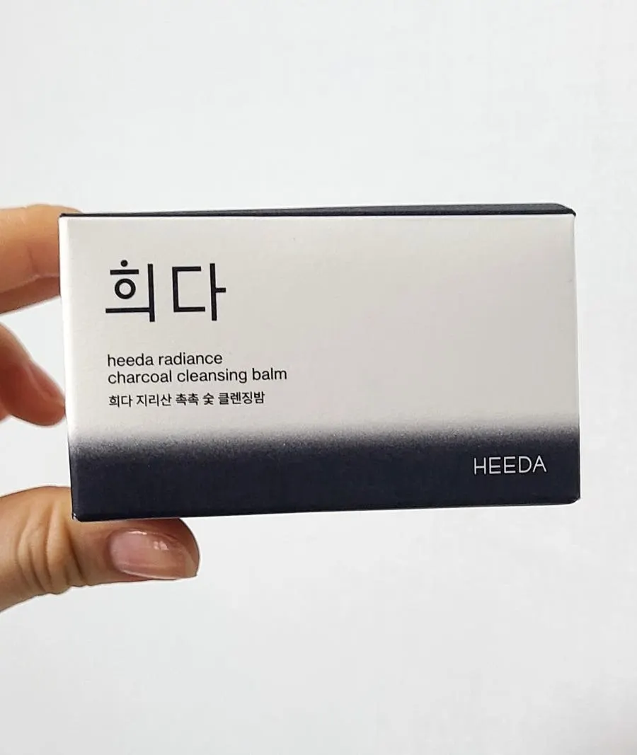 Cleansing balm for oily summer dry skin: HEEDA Jirisan Charcoal