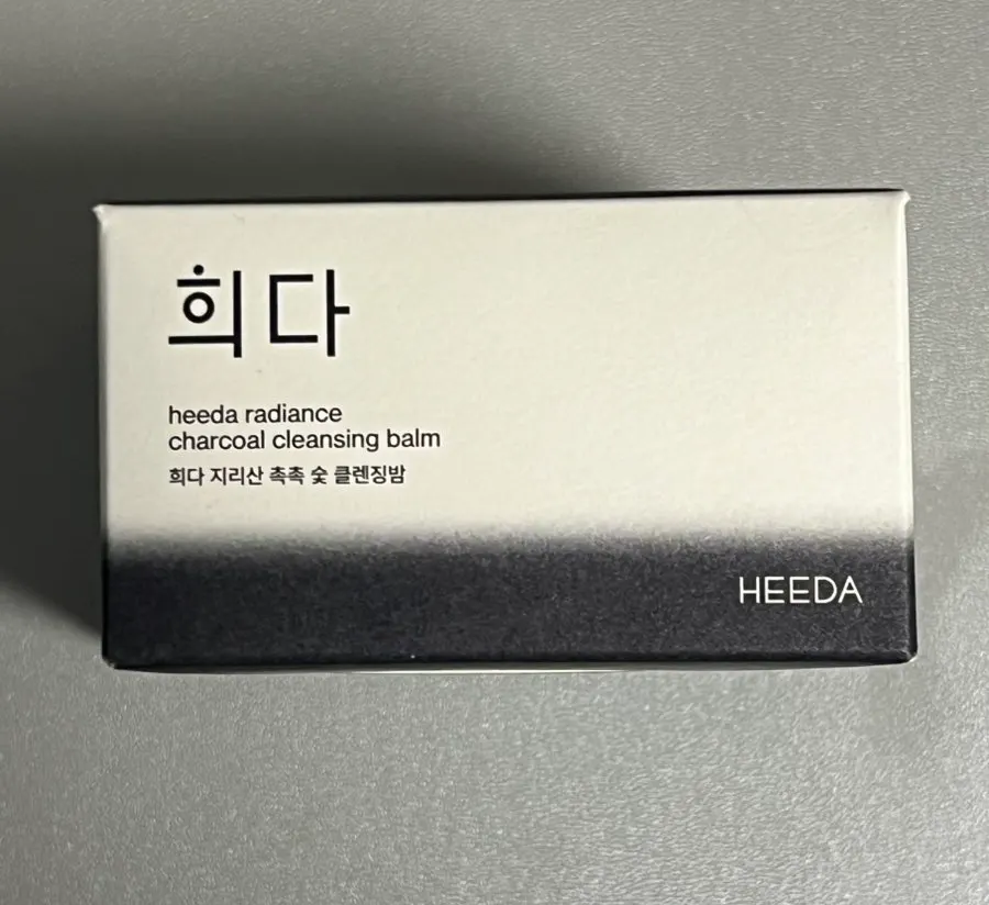 Cleansing balm for dehydrated-oily skin: HEEDA Jirisan Charcoal