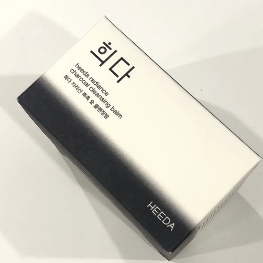 Charcoal cleansing balm for summer skin: HEEDA Jirisan
