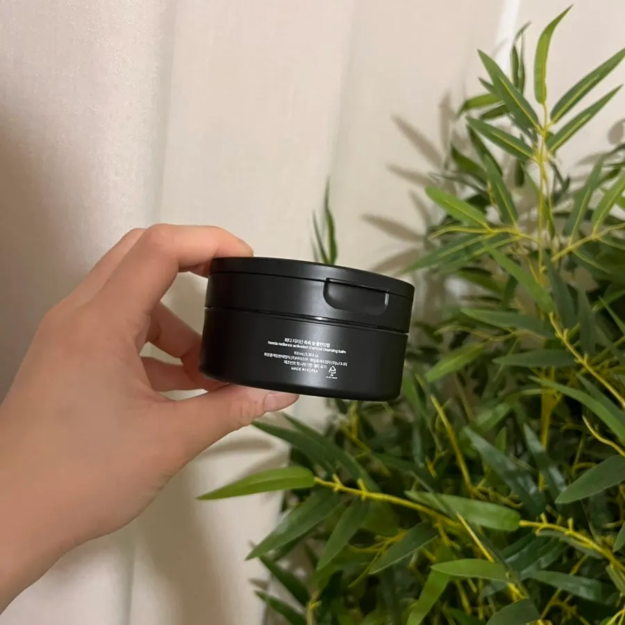 Charcoal cleansing balm carried in a bag: HEEDA Jirisan Moist Balm