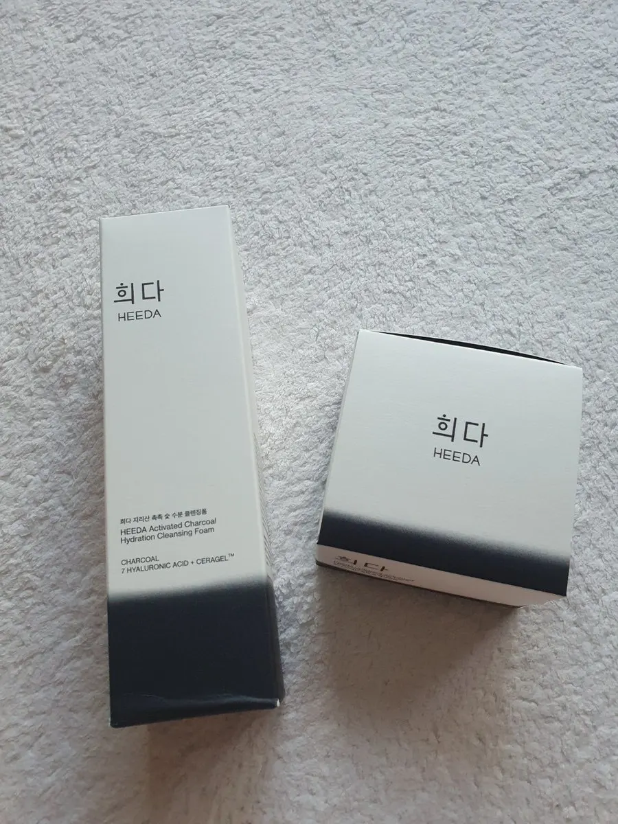 Charcoal cleansing duo for sensitive skin: HEEDA Jirisan set