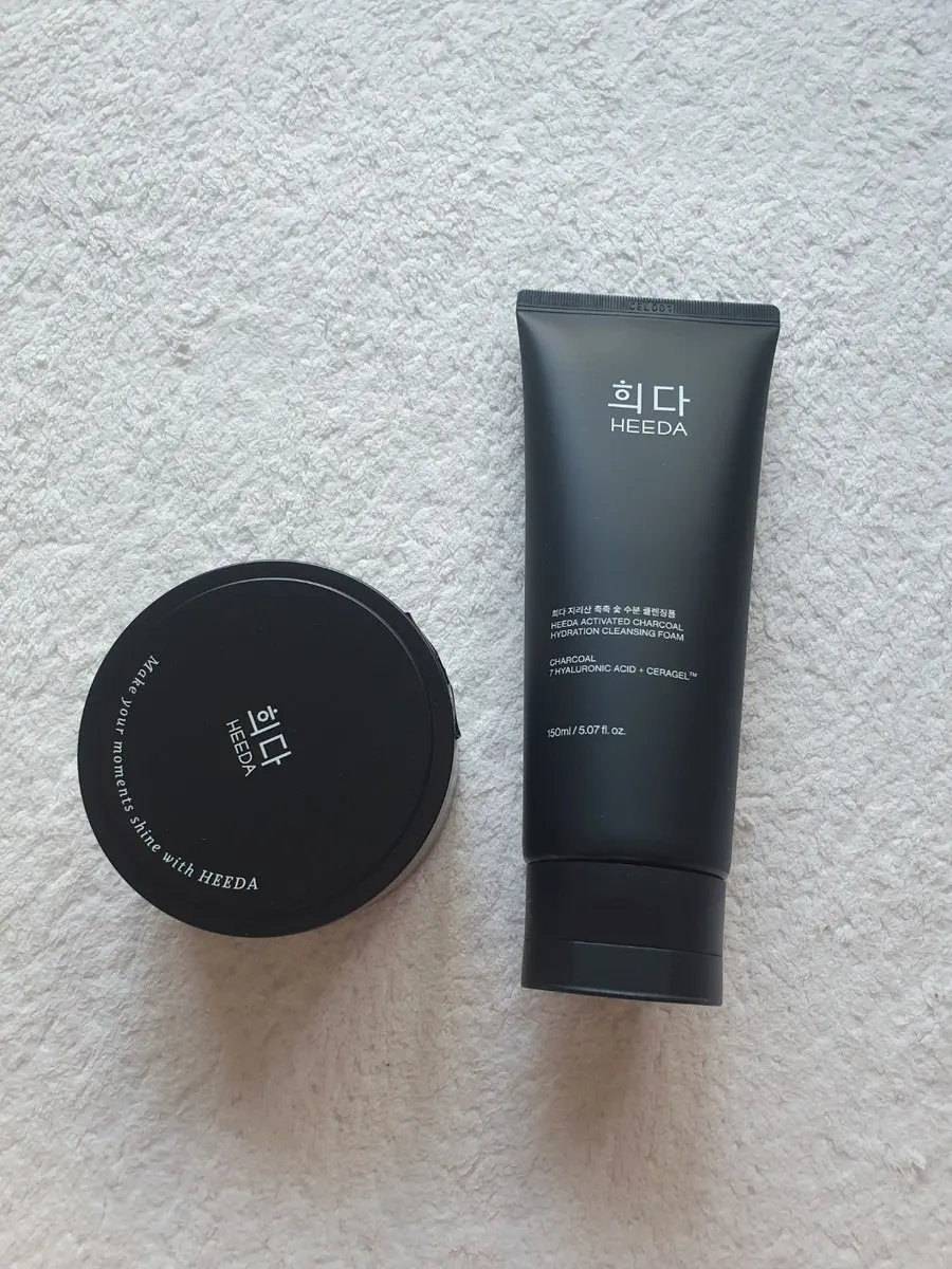 Charcoal cleansing duo for sensitive skin: HEEDA Jirisan set