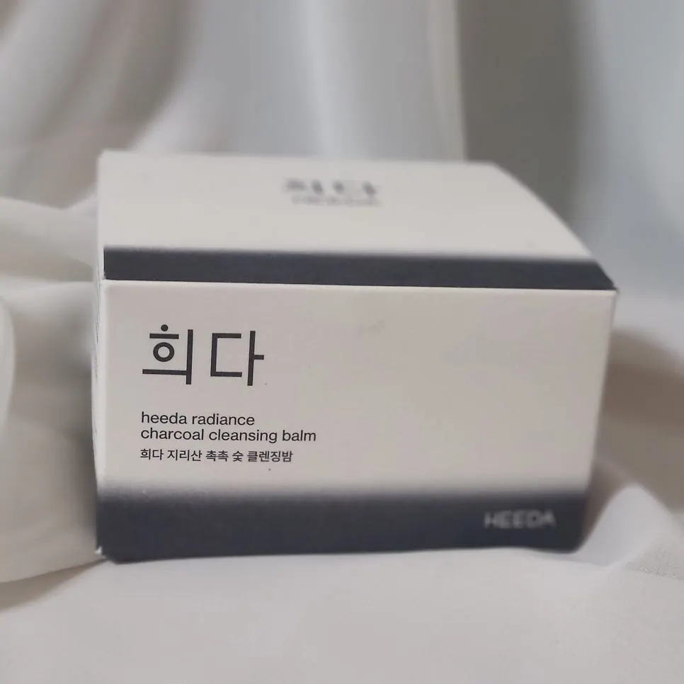 Cleansing balm makeup removal: HEEDA Jirisan Moist Charcoal
