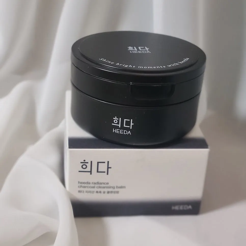 Cleansing balm makeup removal: HEEDA Jirisan Moist Charcoal