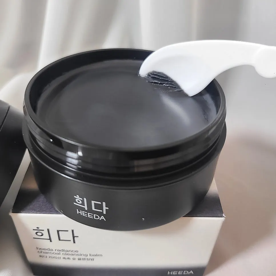 Cleansing balm makeup removal: HEEDA Jirisan Moist Charcoal