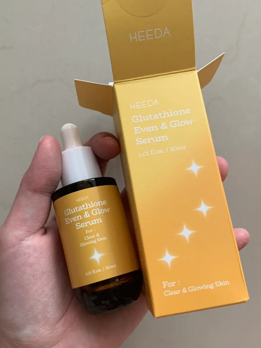 Glutathione turmeric serum for dry sensitive skin: HEEDA 30ml