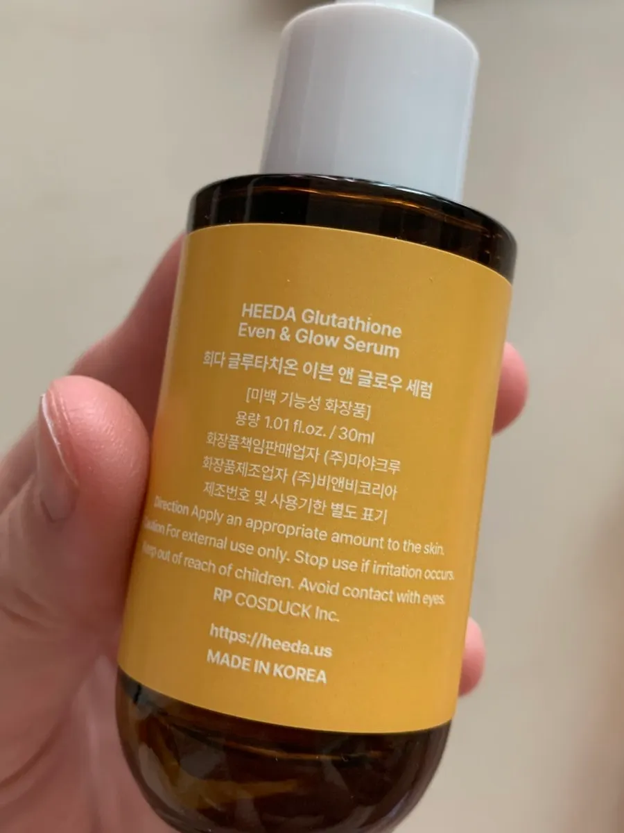 Glutathione turmeric serum for dry sensitive skin: HEEDA 30ml