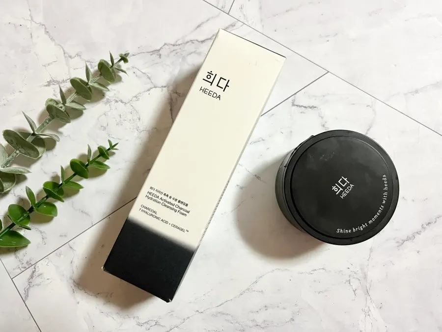 Cleansing foam for dry winter skin: HEEDA Jirisan Charcoal