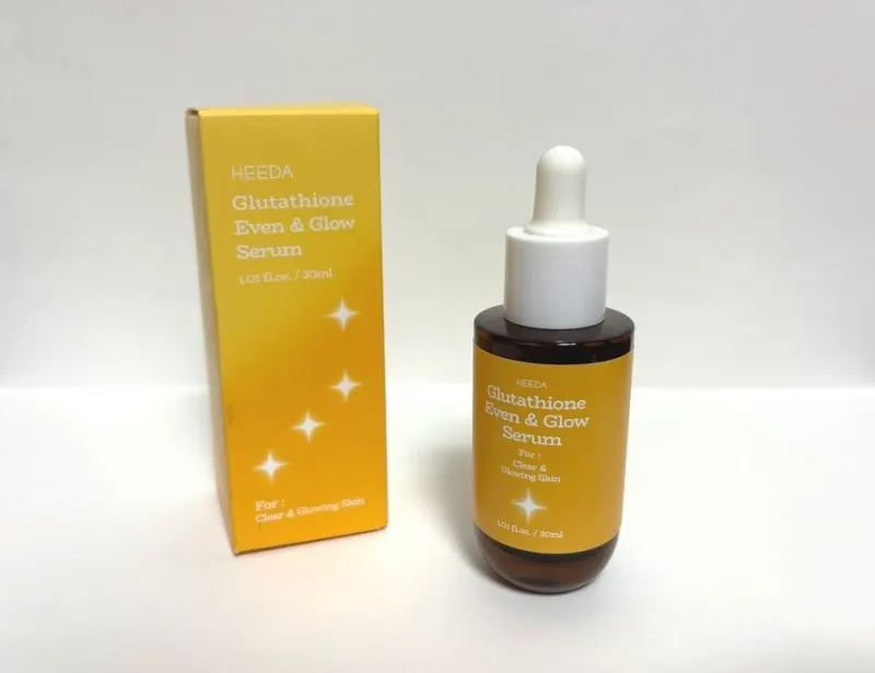 Producto sérum HEEDA Glutathione High-End Glow