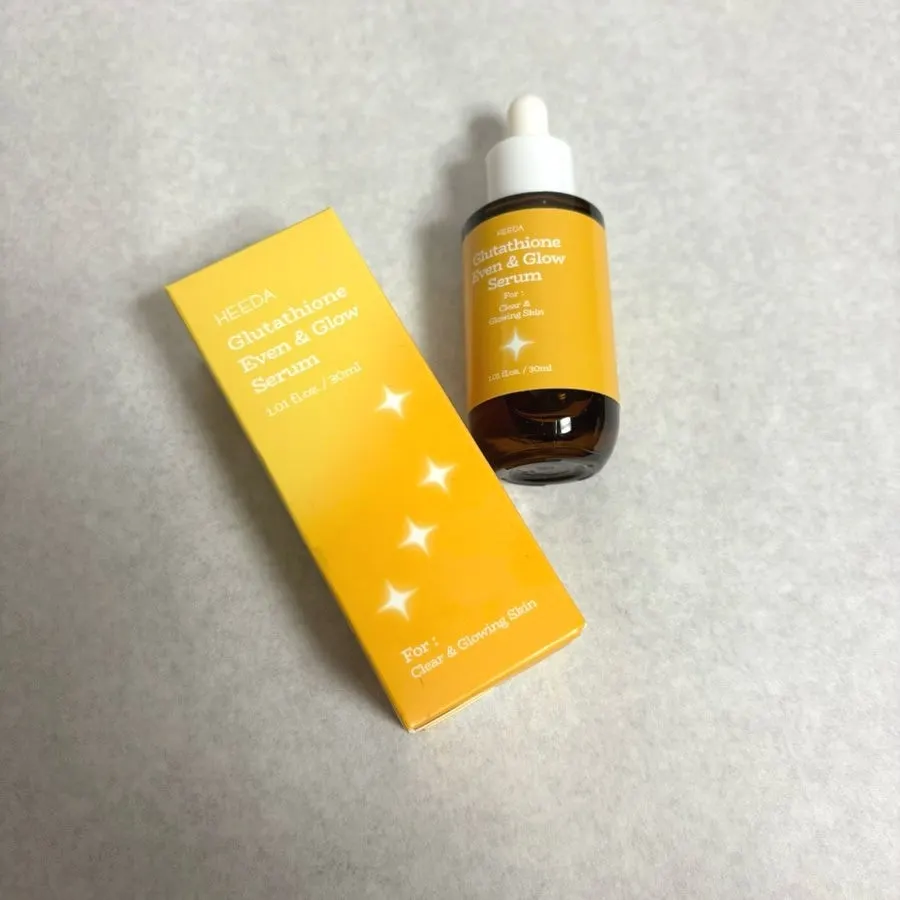 Glutathione glow serum for sensitive skin: HEEDA Glow Serum