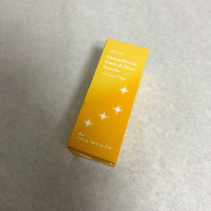 Glutathione glow serum for sensitive skin: HEEDA Glow Serum