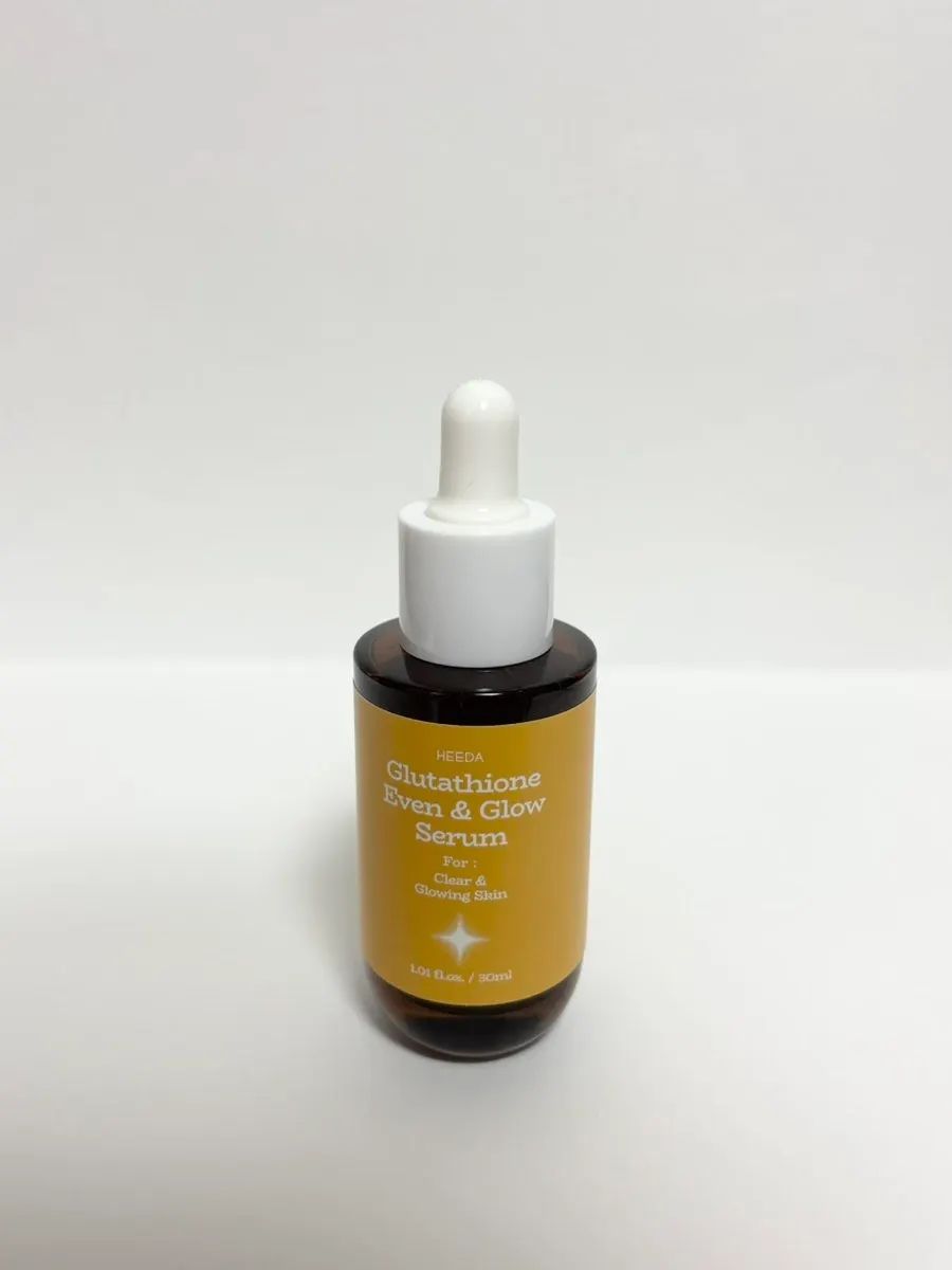 Glutathione glow serum for sensitive skin: HEEDA Glow Serum