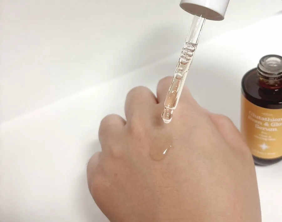 Glutathione glow serum for sensitive skin: HEEDA Glow Serum