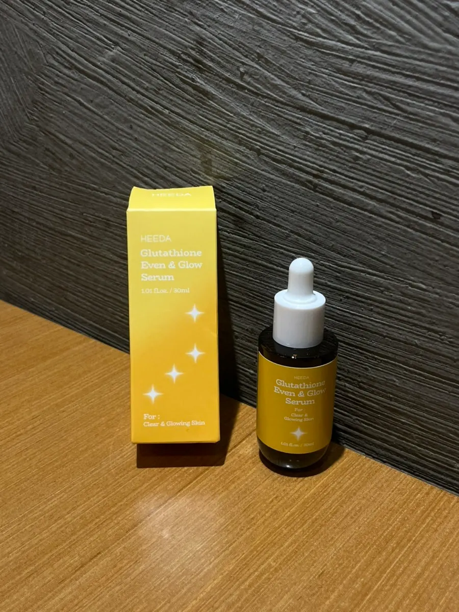 Non-sticky glutathione glow serum: HEEDA High-End Glow Serum