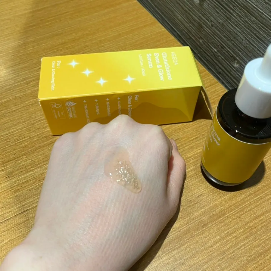 Non-sticky glutathione glow serum: HEEDA High-End Glow Serum