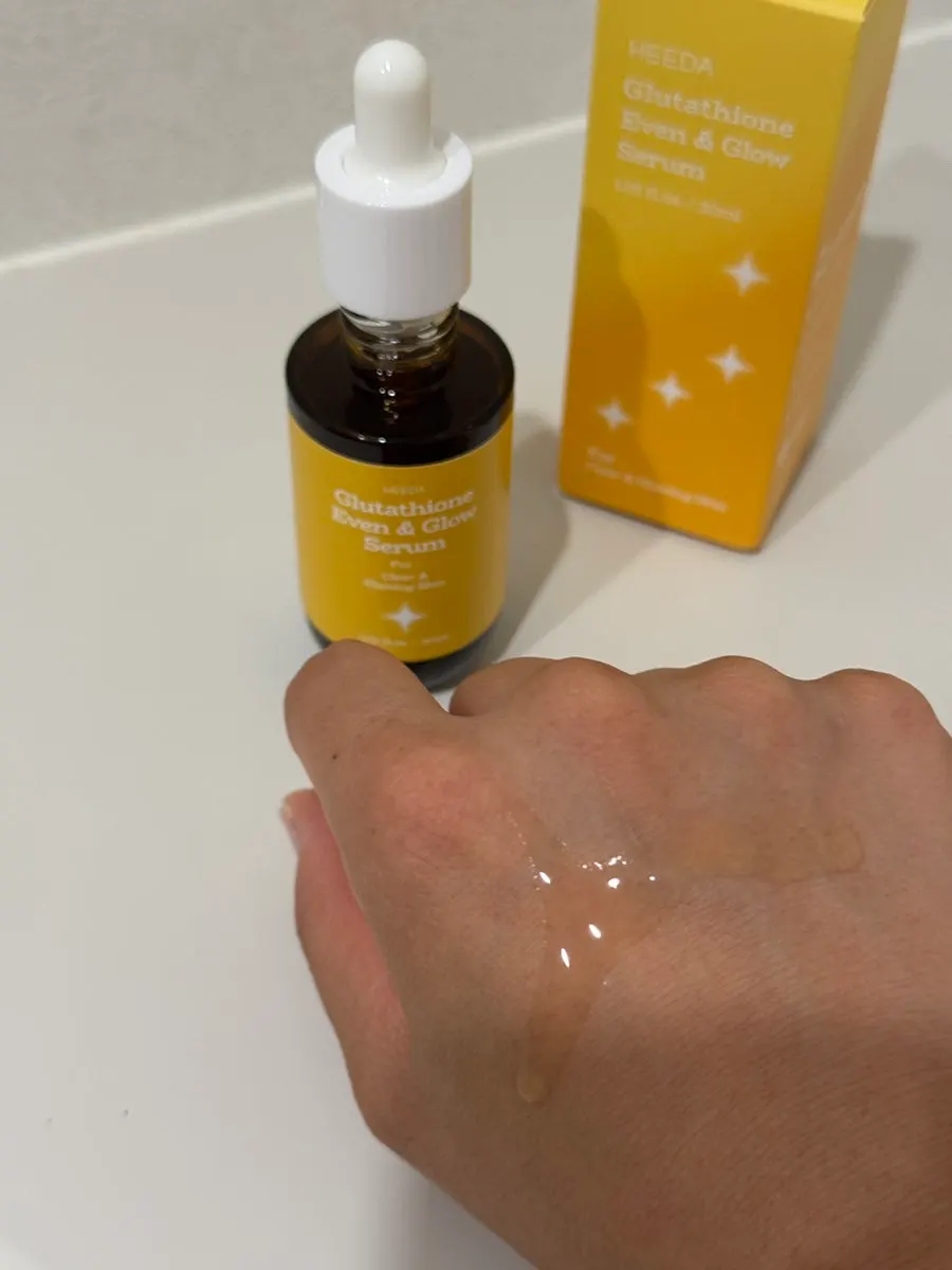Moist inner glow left on skin after applying