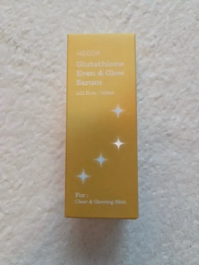 Brightening serum for dry skin: HEEDA Glutathione Glow Serum
