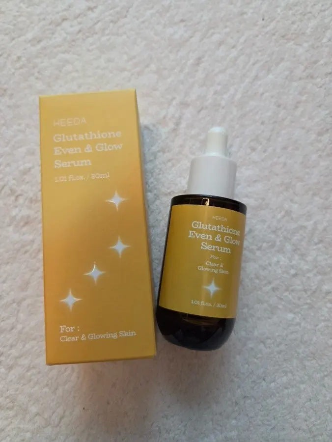 Brightening serum for dry skin: HEEDA Glutathione Glow Serum