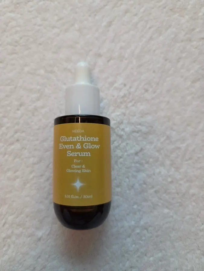 Brightening serum for dry skin: HEEDA Glutathione Glow Serum