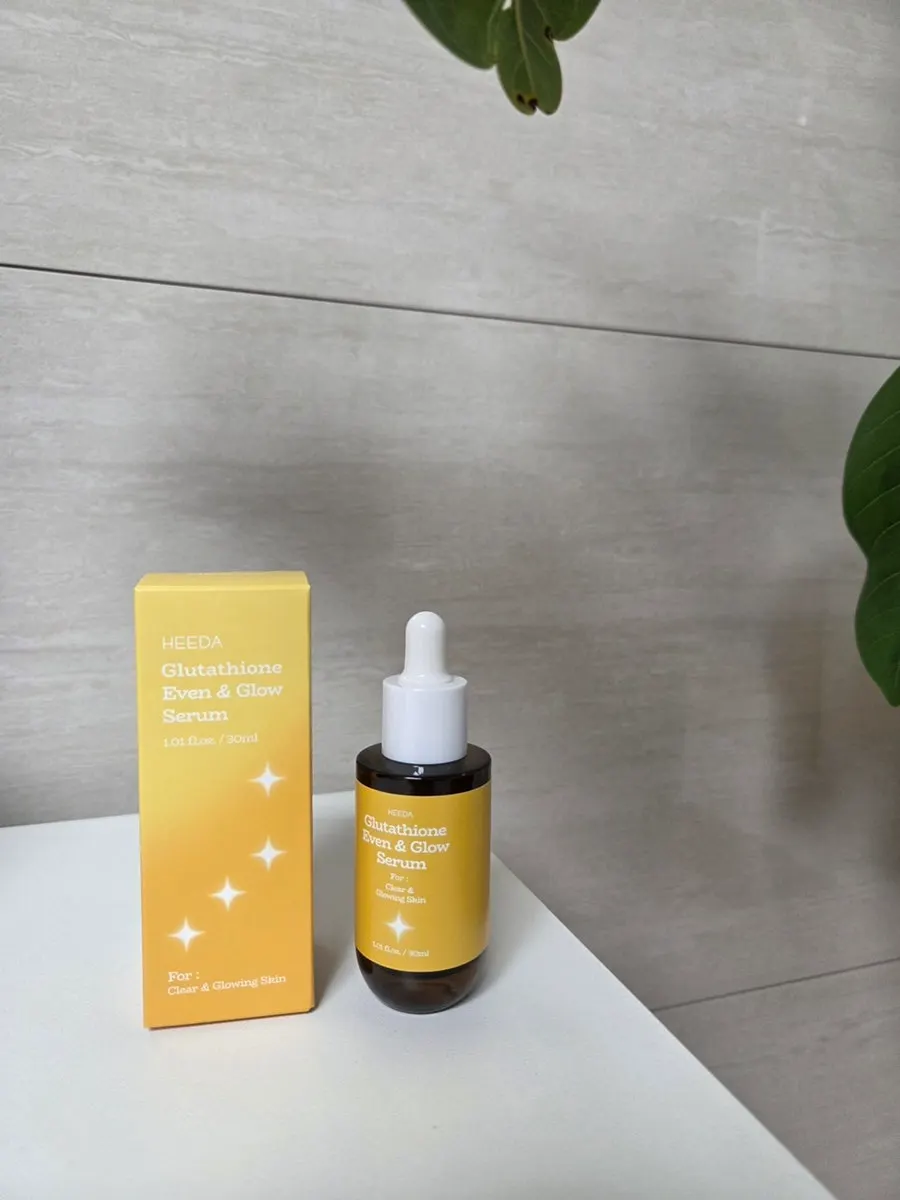Brightening serum for dry skin: HEEDA Glutathione Glow Serum
