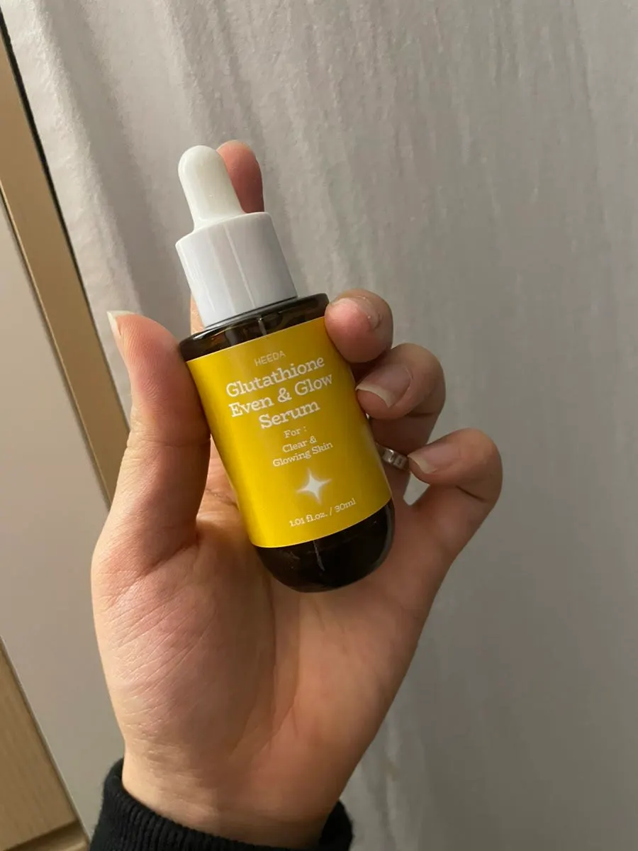 Brightening serum for dry skin: HEEDA Glutathione Glow Serum