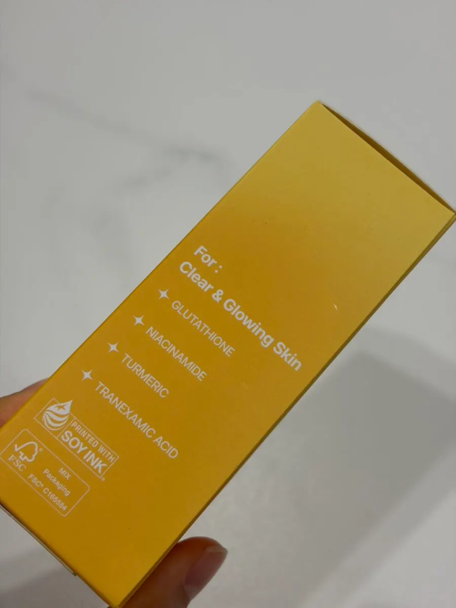 Skin concerns before using a glow serum