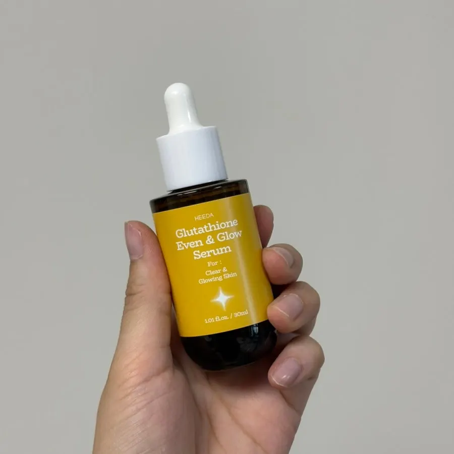 HEEDA glow serum ingredients and usage guide