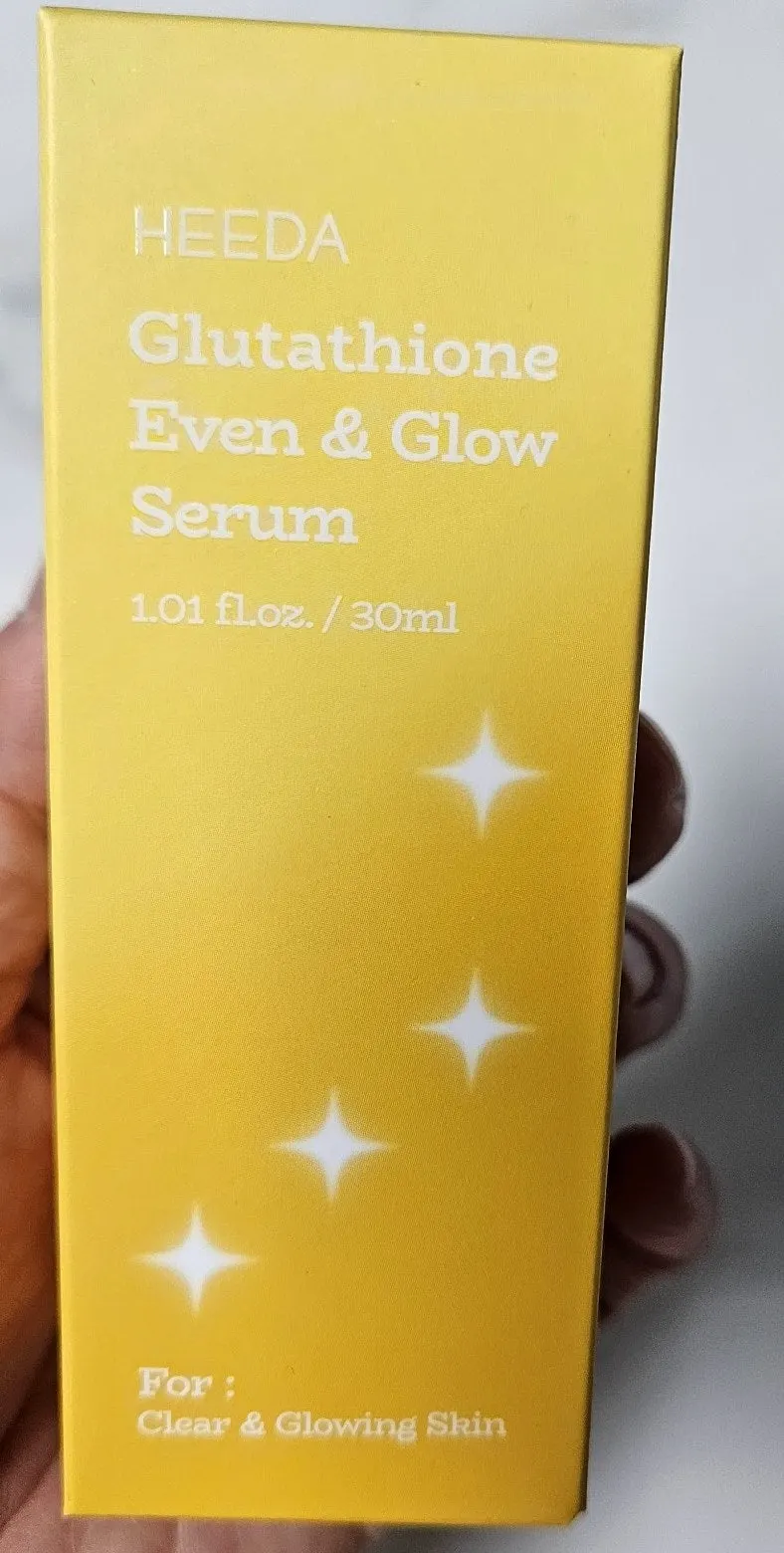 Glutathione glow serum tested 2 weeks: HEEDA High-End Glow Serum